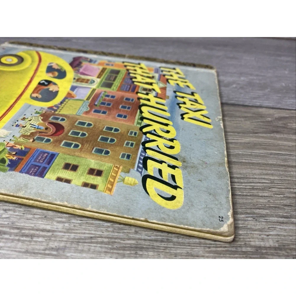 The Taxi That Hurried A Little Golden Book‎ by Sprague Mitchell Vintage 1946